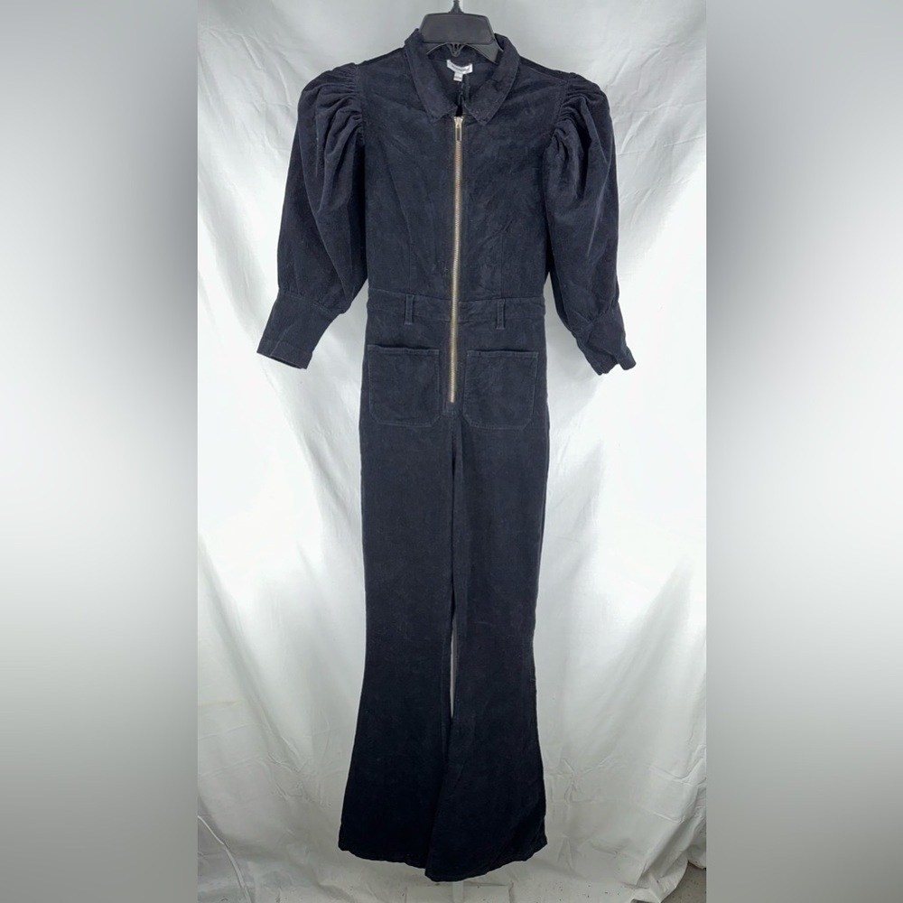 We Wore What Jumpsuit, Black Corduroy Women's XS